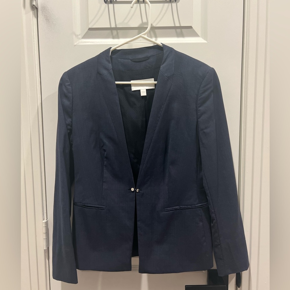 Boss Midnight Blue Textured Jacket